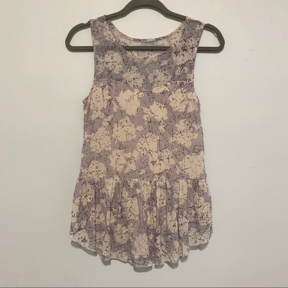 Kimchi Blue Urban Outfitters Peplum Tank Blouse